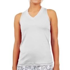 Sofibella UV Colors Racerback Tank -Sports Supplies 7001 WHT