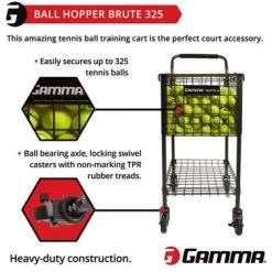 Gamma Brute Teaching Cart 325 Ball Hopper -Sports Supplies 7168010 5