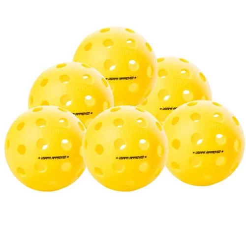 Onix Fuse Outdoor 6 Pack Pickleballs 1 Onix Fuse Outdoor 6 Pack Pickleballs