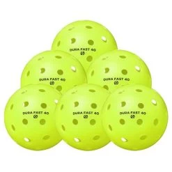 Dura Fast 40 Outdoor Pickleballs - 6 Pack