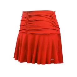 Duc Kourtney Ruched Skirt 8 Duc Kourtney Ruched Skirt -Sports Supplies W2208 RD
